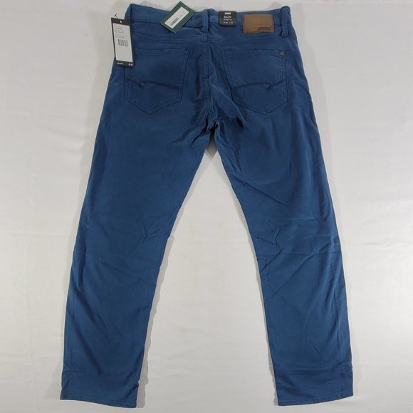 NWT MAVI Jeans "ZACH" Mens 32x30 (Actual 33.5 x 30) Zach Blue Twill Straight Leg - Picture 2 of 4